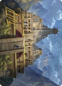 Barracks of the Thousand Art Card (Gold-Stamped Signature), Art Series: The Lost Caverns of Ixalan