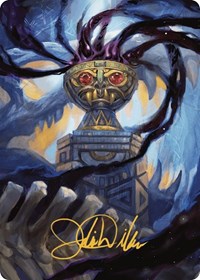Chalice of the Void Art Card (Gold-Stamped Signature), Art Series: The Lost Caverns of Ixalan