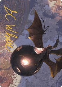 Malicious Eclipse Art Card (Gold-Stamped Signature), Art Series: The Lost Caverns of Ixalan