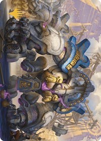 Master's Manufactory Art Card (Gold-Stamped Planeswalker Symbol), Art Series: The Lost Caverns of Ixalan