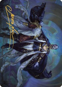 Vito, Fanatic of Aclazotz Art Card (Gold-Stamped Signature), Art Series: The Lost Caverns of Ixalan