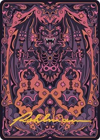 Bloodletter of Aclazotz Art Card (61/81) (Gold-Stamped Signature), Art Series: The Lost Caverns of Ixalan