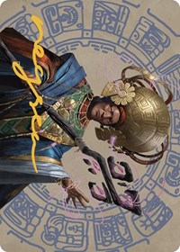 Akal Pakal, First Among Equals Art Card (46/81) (Gold-Stamped Signature), Art Series: The Lost Caverns of Ixalan