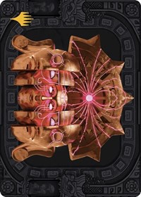 Ojer Taq, Deepest Foundation Art Card (56/81) (Gold-Stamped Planeswalker Symbol), Art Series: The Lost Caverns of Ixalan