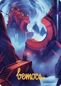 Mountain Art Card (Gold-Stamped Signature), Art Series: The Lost Caverns of Ixalan