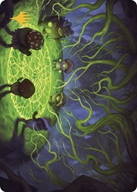 Growing Rites of Itlimoc Art Card (Gold-Stamped Planeswalker Symbol), Art Series: The Lost Caverns of Ixalan