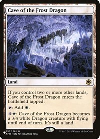 Cave of the Frost Dragon, The List Reprints