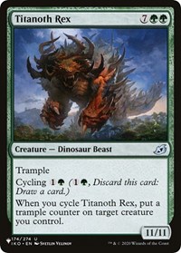 Titanoth Rex, The List Reprints