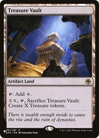 Treasure Vault, The List Reprints