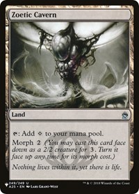 Zoetic Cavern, The List Reprints