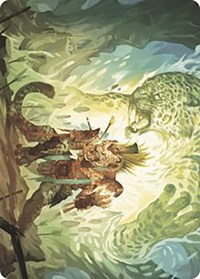 Might of the Ancestors Art Card, Art Series: The Lost Caverns of Ixalan