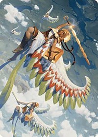 Resplendent Angel Art Card (5/81), Art Series: The Lost Caverns of Ixalan