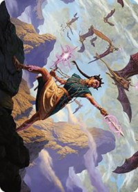 Warden of the Inner Sky Art Card, Art Series: The Lost Caverns of Ixalan