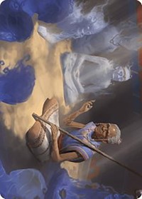 Ancestral Reminiscence Art Card, Art Series: The Lost Caverns of Ixalan