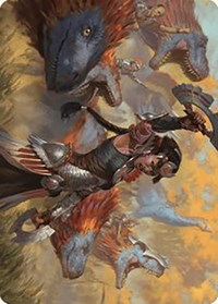 Huatli, Poet of Unity Art Card, Art Series: The Lost Caverns of Ixalan