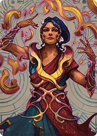 Saheeli, the Sun's Brilliance Art Card, Art Series: The Lost Caverns of Ixalan