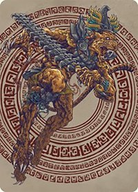 Sovereign Okinec Ahau Art Card, Art Series: The Lost Caverns of Ixalan
