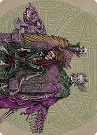 Throne of the Grim Captain Art Card, Art Series: The Lost Caverns of Ixalan