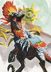 Pantlaza, Sun-Favored Art Card, Art Series: The Lost Caverns of Ixalan
