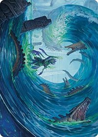 Wave Goodbye Art Card, Art Series: The Lost Caverns of Ixalan