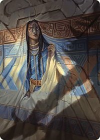 Whispersilk Cloak Art Card, Art Series: The Lost Caverns of Ixalan