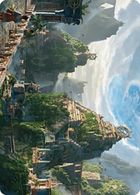 Clifftop Retreat Art Card, Art Series: The Lost Caverns of Ixalan