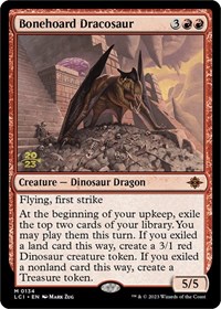 Bonehoard Dracosaur, Prerelease Cards