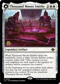 Thousand Moons Smithy, Prerelease Cards