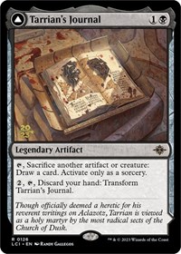 Tarrian's Journal, Prerelease Cards