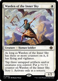 Warden of the Inner Sky, Prerelease Cards