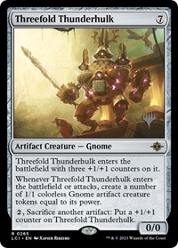 Threefold Thunderhulk, Promo Pack: The Lost Caverns of Ixalan