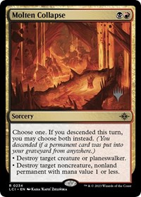 Molten Collapse, Promo Pack: The Lost Caverns of Ixalan
