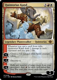 Quintorius Kand, Promo Pack: The Lost Caverns of Ixalan