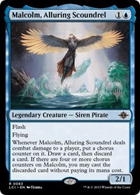 Malcolm, Alluring Scoundrel, Promo Pack: The Lost Caverns of Ixalan
