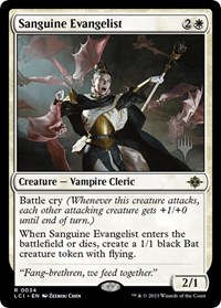 Sanguine Evangelist, Promo Pack: The Lost Caverns of Ixalan