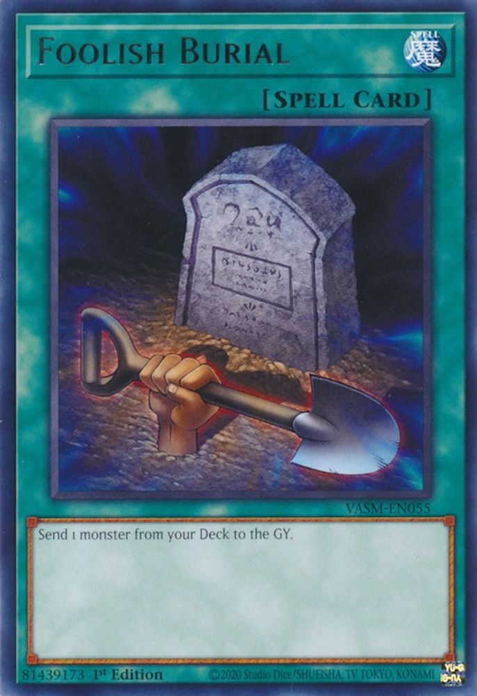 Foolish Burial, 1st-edition, front