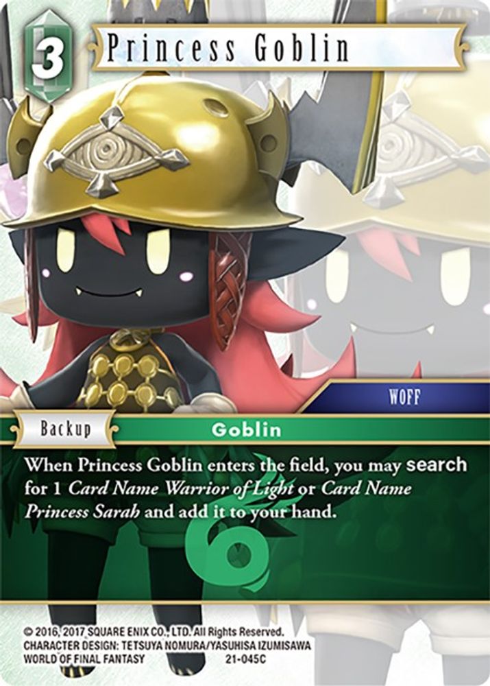 Princess Goblin, Standard, front
