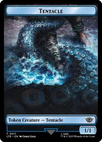 Tentacle // Food (0024) Double-Sided Token (Surge Foil), Universes Beyond: The Lord of the Rings: Tales of Middle-earth
