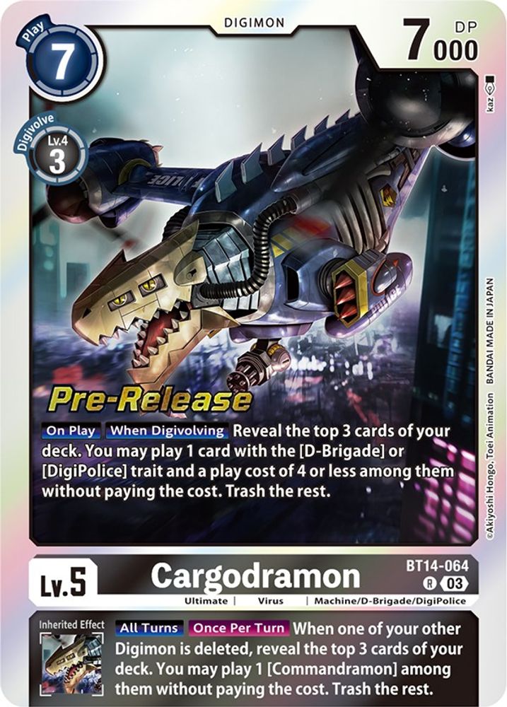 Cargodramon, Foil, front