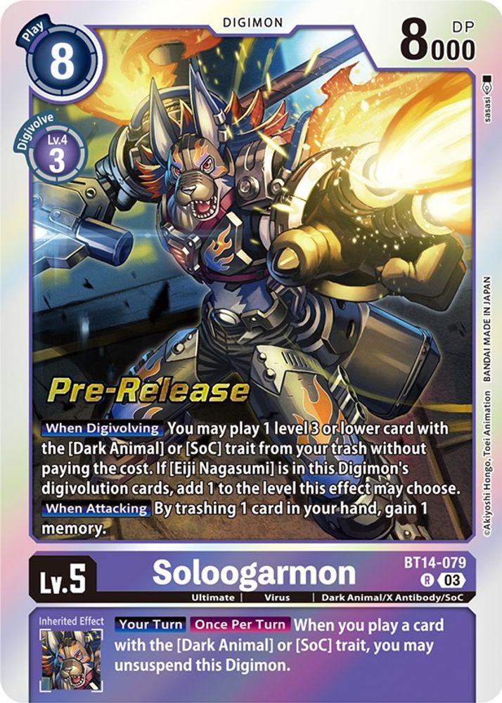 Soloogarmon, Foil, front
