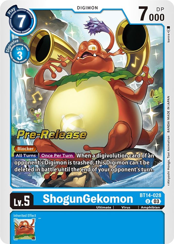 ShogunGekomon, Foil, front
