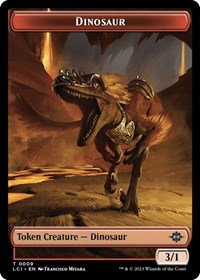 Dinosaur Token (0009), The Lost Caverns of Ixalan