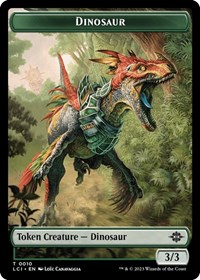 Dinosaur Token (0010), The Lost Caverns of Ixalan