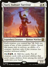 Tazri, Stalwart Survivor, Promo Pack: The Lost Caverns of Ixalan