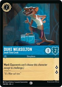 Duke Weaselton - Small-Time Crook