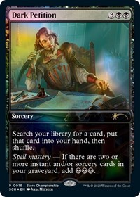 Dark Petition, Game Day & Store Championship Promos