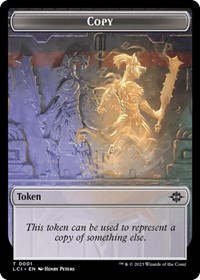 Copy // Dinosaur (0009) Double-Sided Token, The Lost Caverns of Ixalan