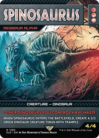 Spinosaurus - Regisaur Alpha, Secret Lair Drop Series