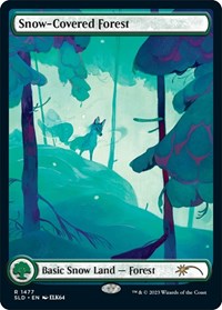 Snow-Covered Forest (1477), Secret Lair Drop Series