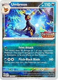Umbreon (Obsidian Flames Stamped)